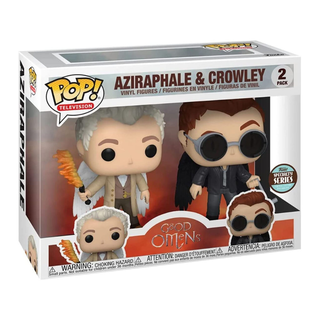 Funko Pop Good Omens 2 Pack Aziraphale And Crowley Katary 1591